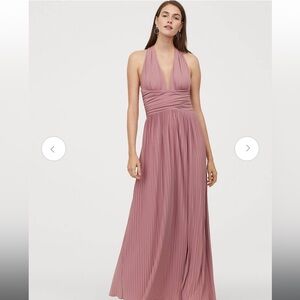 H&M Pleated Maxi Dress